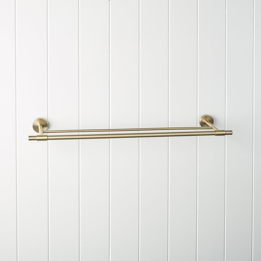 Double towel rack brushed nickel online
