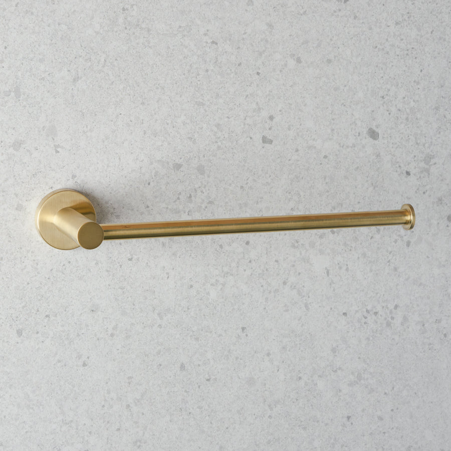 Sydney Hand Towel Holder Brushed Brass Yabby