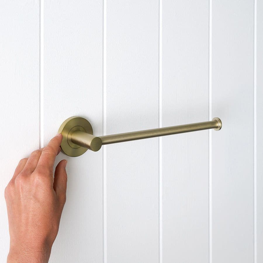 Sydney Hand Towel Holder Warm Brushed Nickel