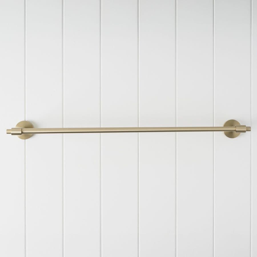 Melbourne Double Towel Rail 600mm Warm Brushed Nickel