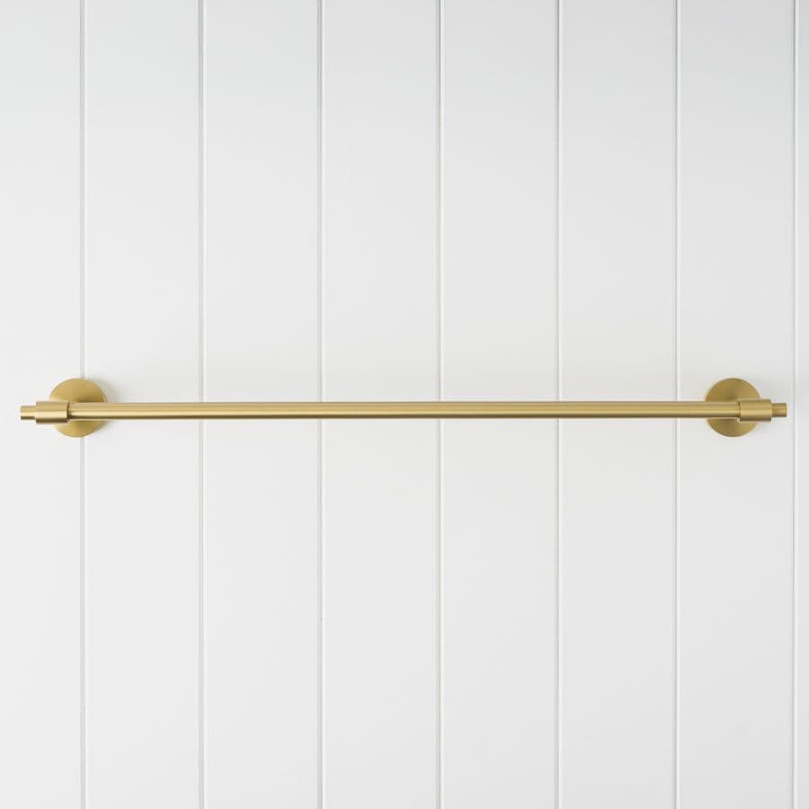 Melbourne Double Towel Rail 600mm Brushed Brass