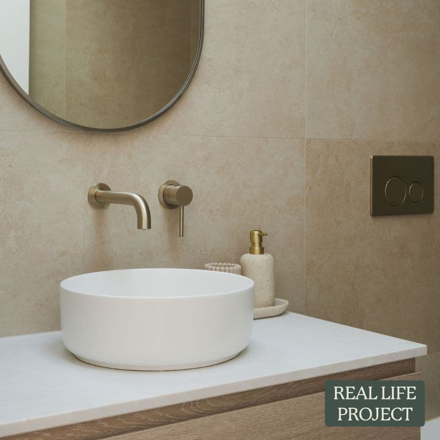 Above Counter Round Basin Matte White