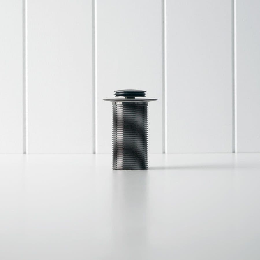 Pop Up Waste Gunmetal- No Overflow