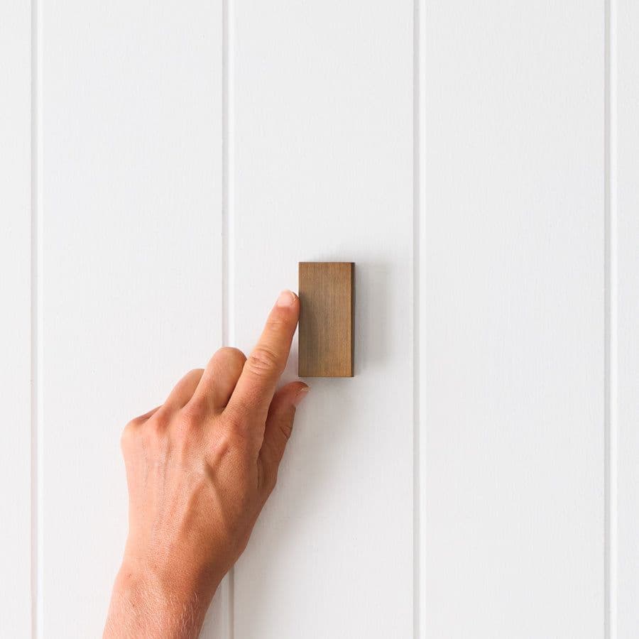 Shower Glass Clamp Antique Brass