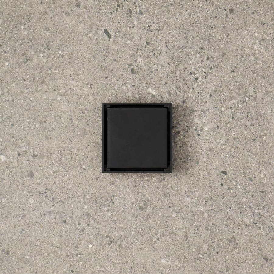 Tile Insert Floor Waste Matte Black