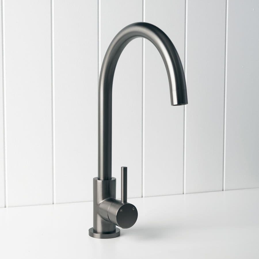 Round Kitchen Mixer Gunmetal