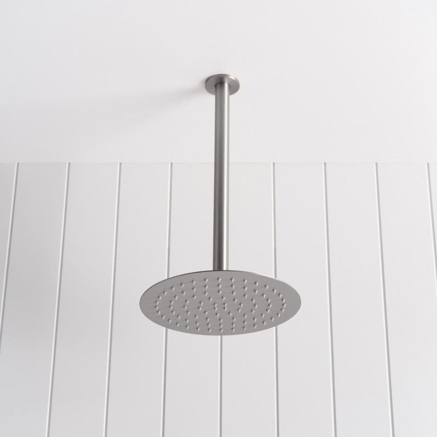 Ceiling Shower Arm and Head Stainless Steel