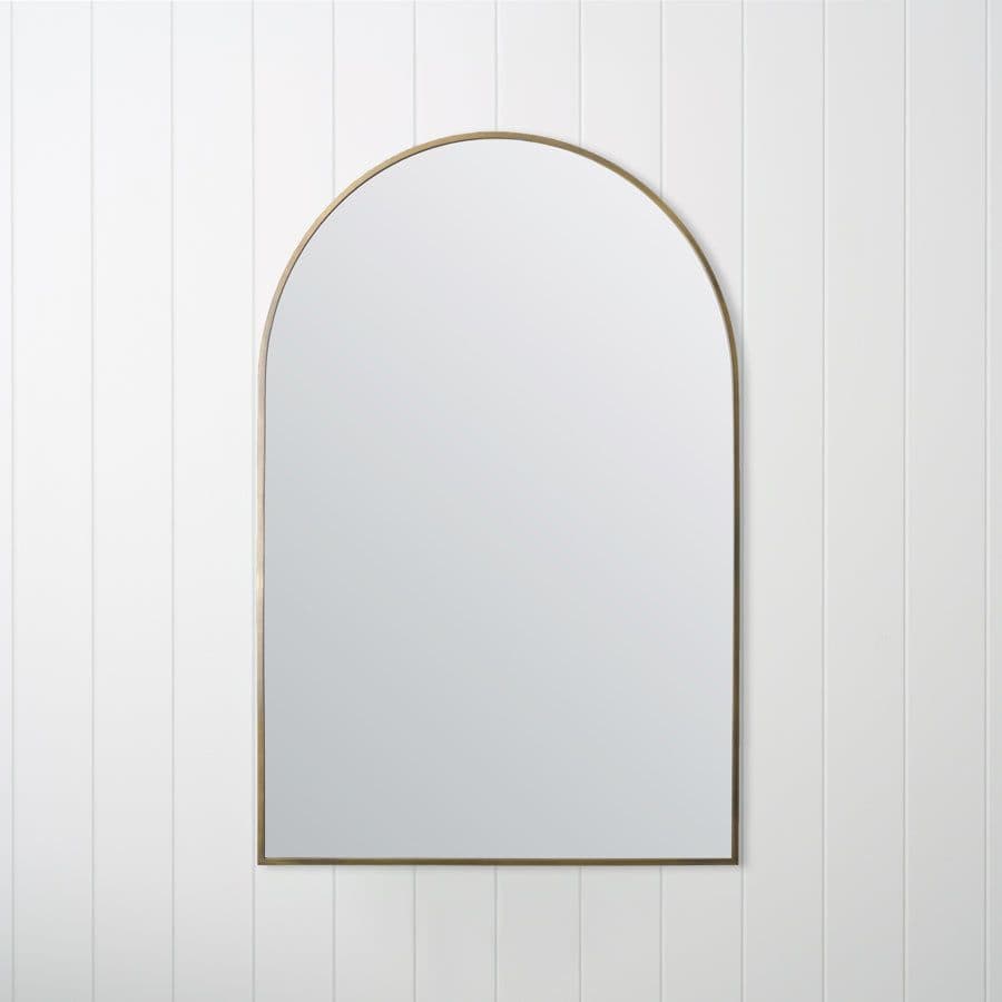Arch Mirror Antique Brass