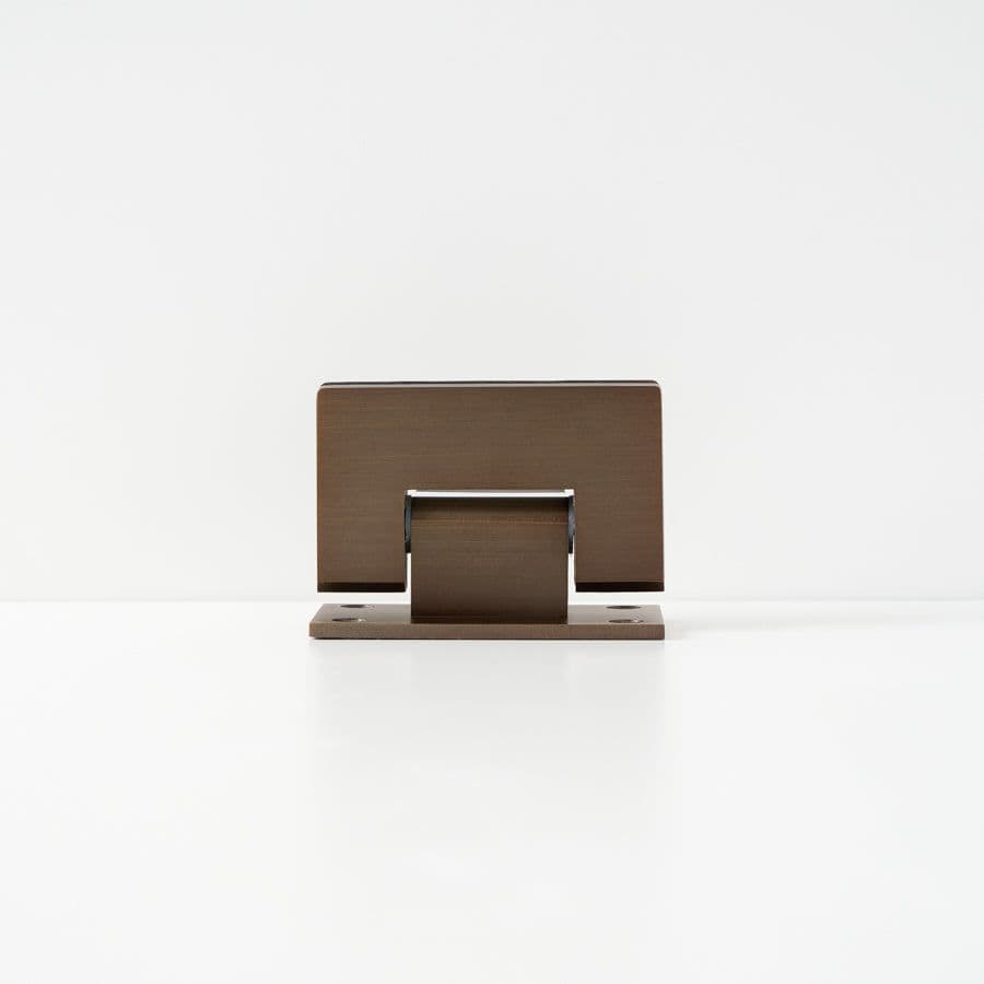 Shower Hinge Glass to Wall Antique Brass