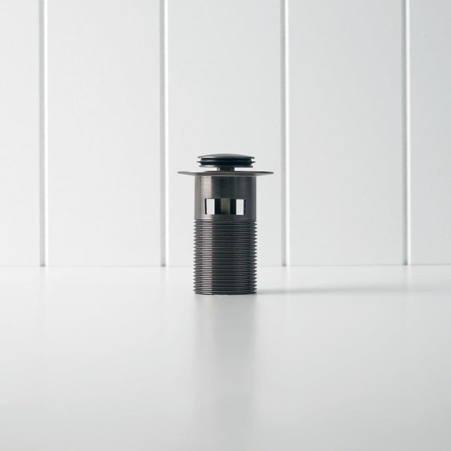 Pop Up Waste Gunmetal- Overflow