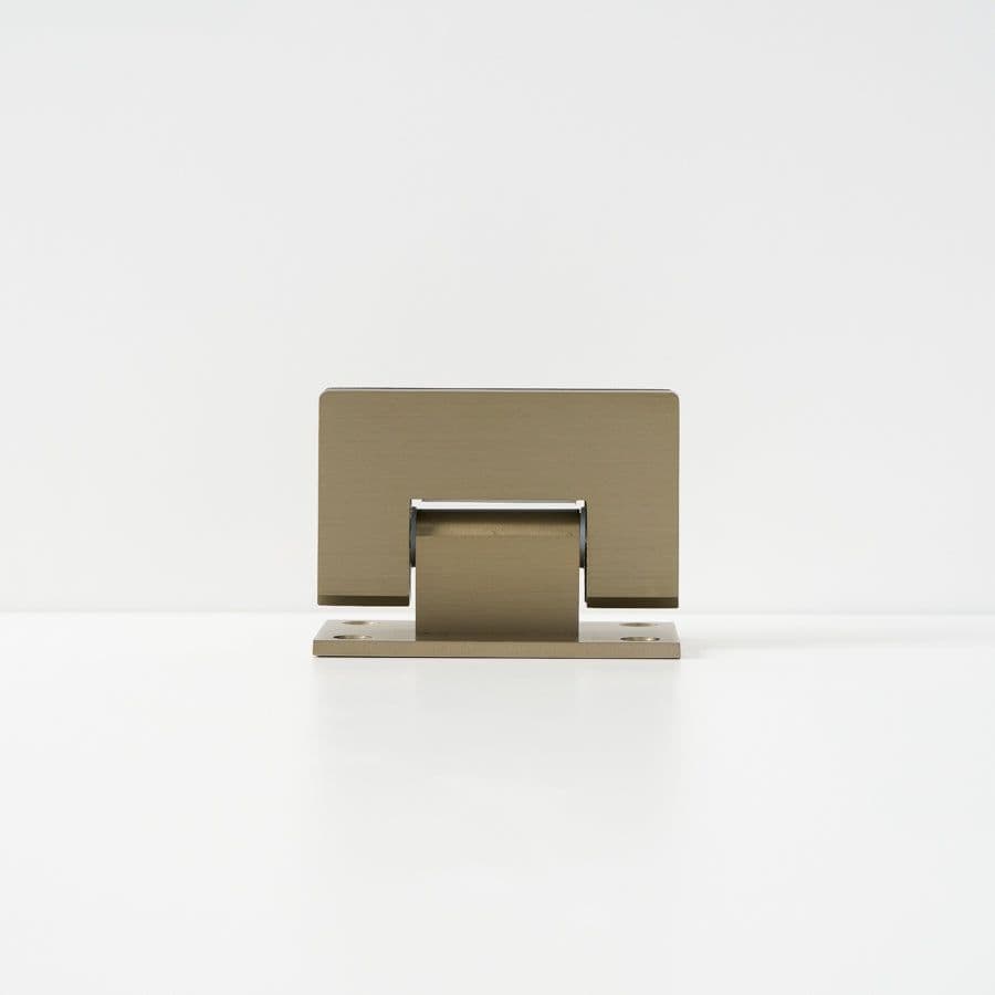 Shower Hinge Glass to Wall Warm Brushed Nickel