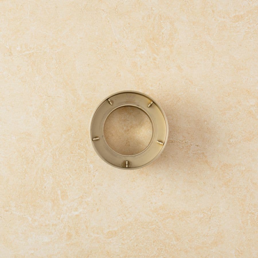 Round Tile Insert Floor Waste Warm Brushed Nickel