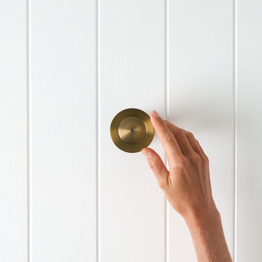 Pop Up Waste Antique Brass - Overflow