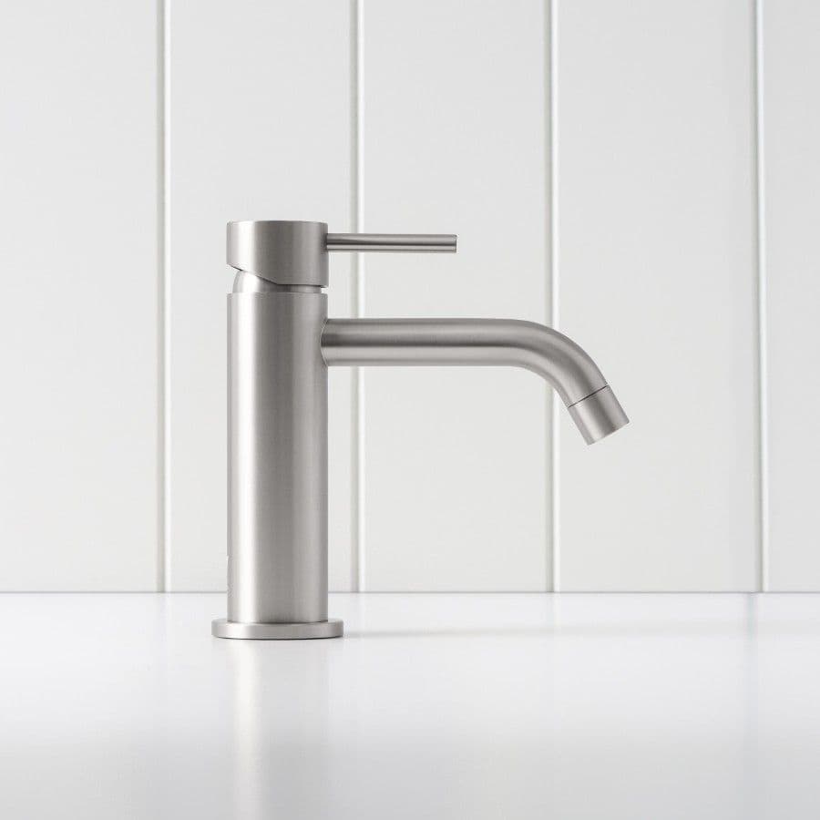 Sydney Short Basin Mixer Stainless Steel