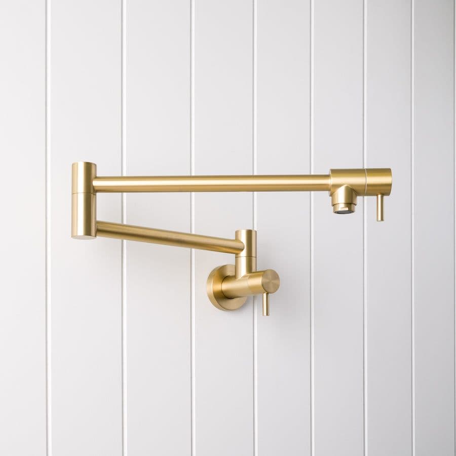 Pot Filler Brushed Brass