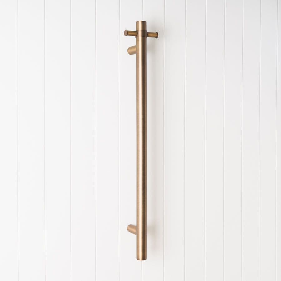 Heated Towel Rail Antique Brass