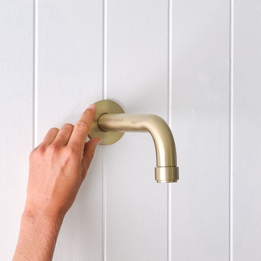 Melbourne Wall Spout Warm Brushed Nickel