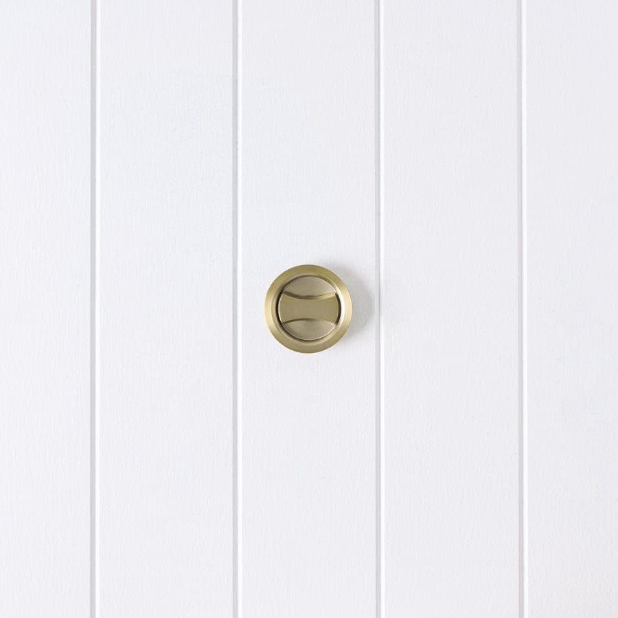 Sliding Door Lock Warm Brushed Nickel