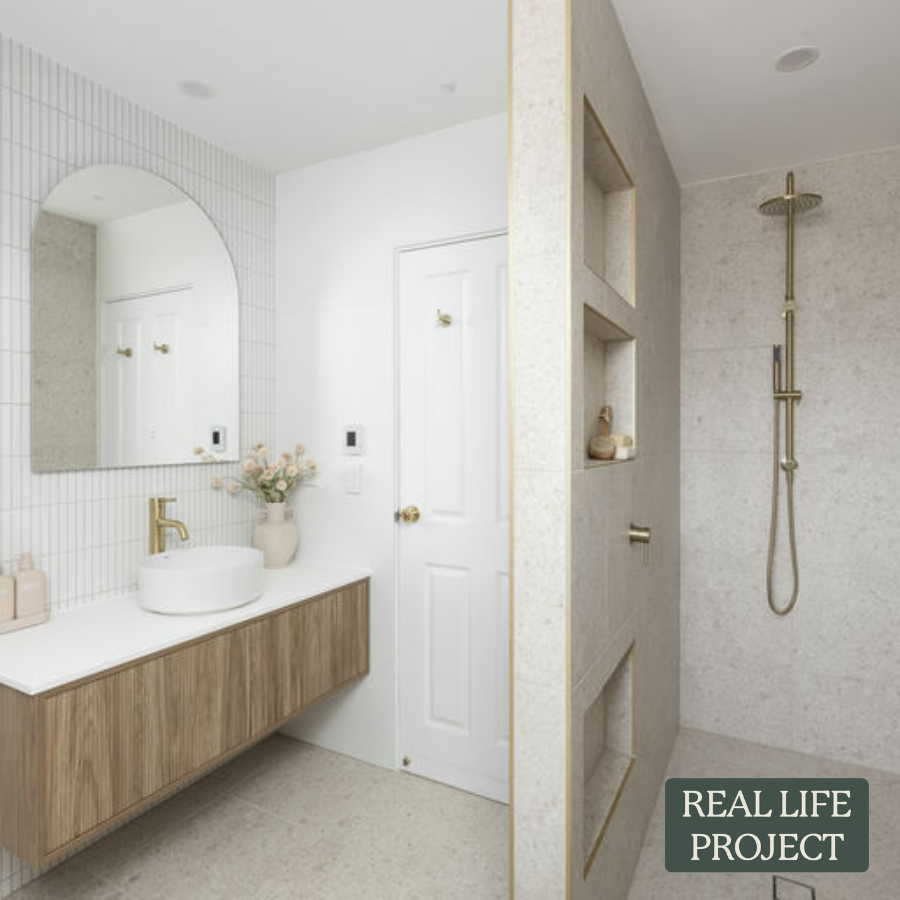 Combination Shower Brushed Brass