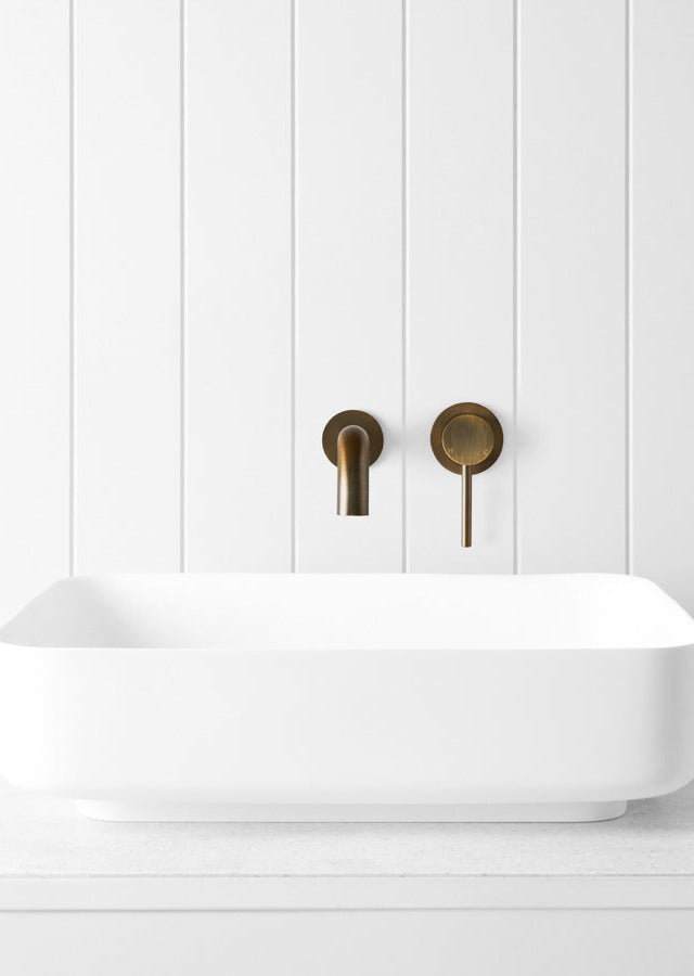 Above Counter Rectangle Basin Matte White
