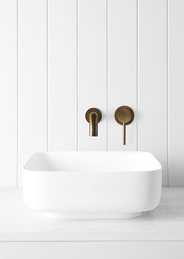 Above Counter Square Basin Matte White