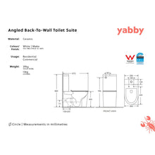 Angled Back-To-Wall Toilet Suite