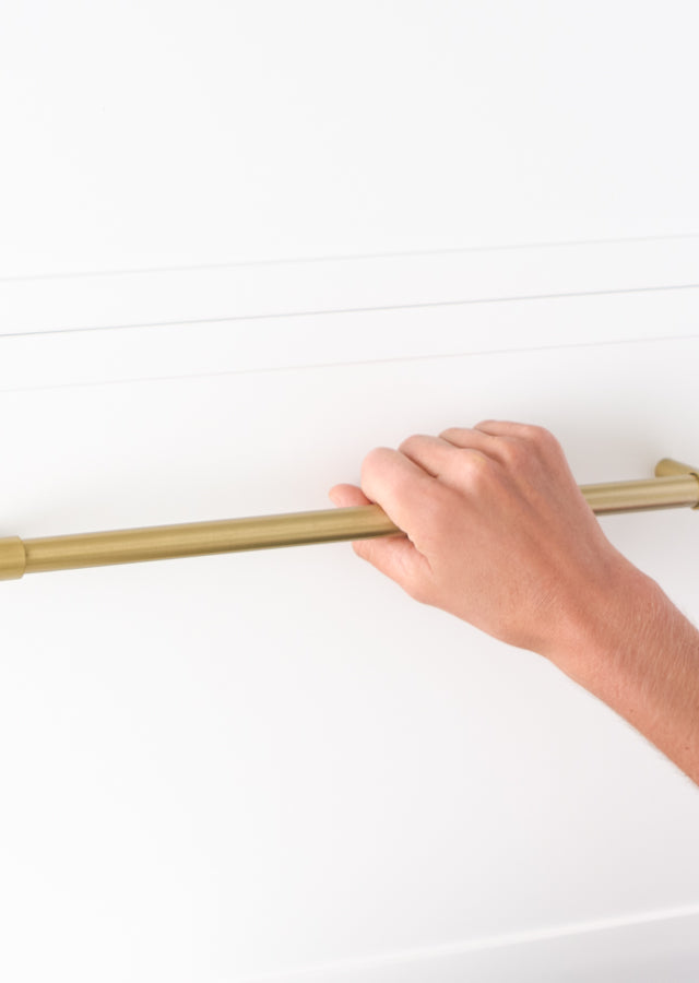 Cabinetry Pull 400mm Brushed Brass