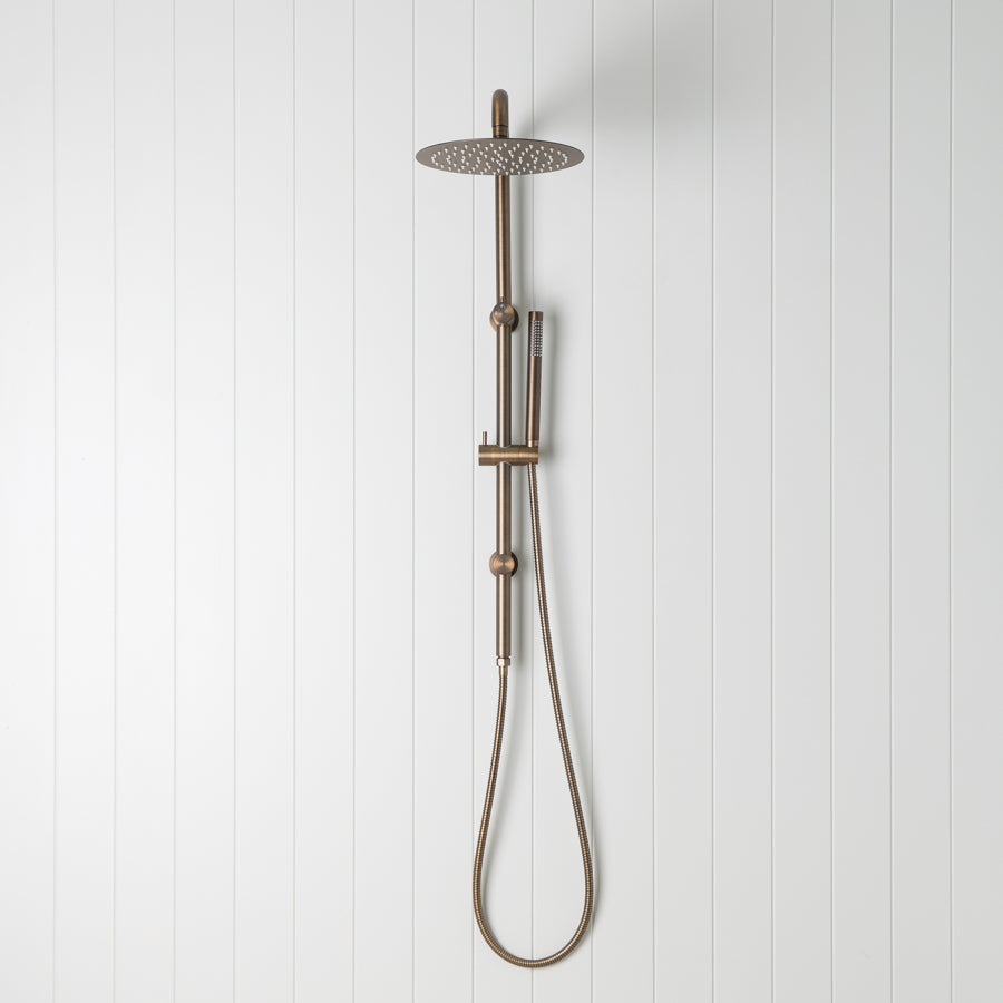 Combination Shower Antique Brass