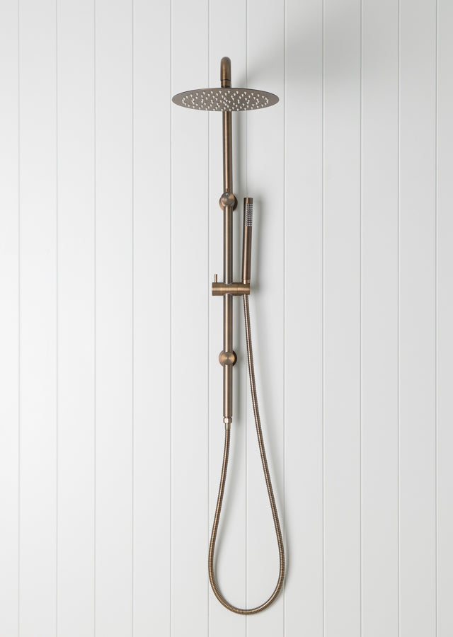 Combination Shower Antique Brass