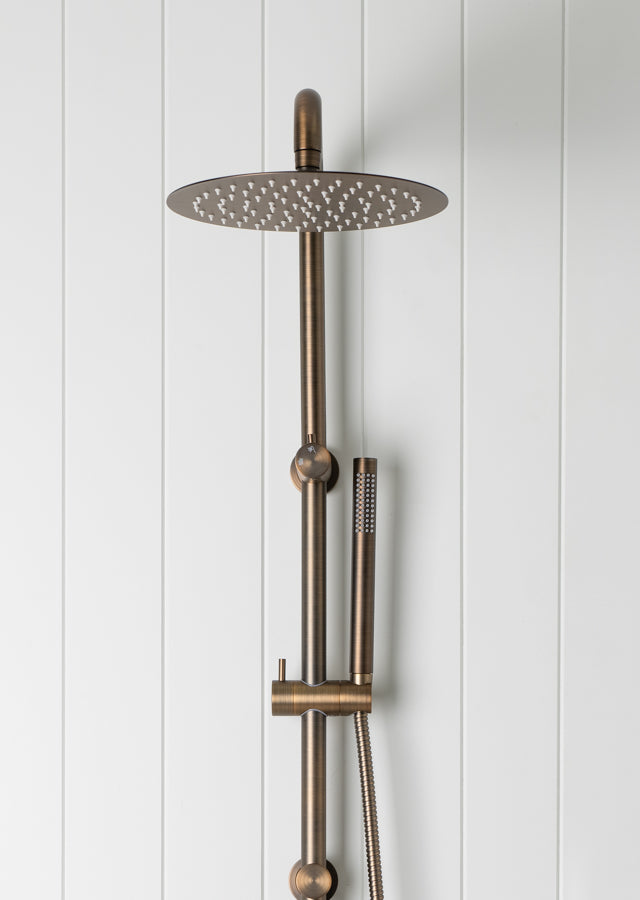 Combination Shower Antique Brass