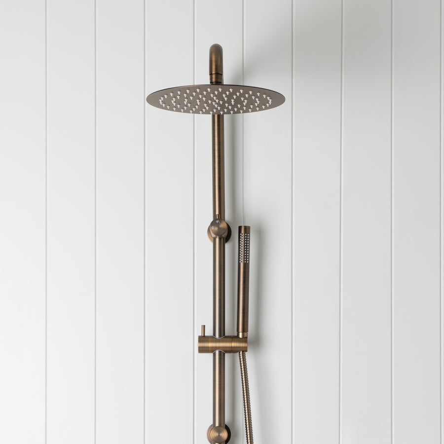 Combination Shower Antique Brass