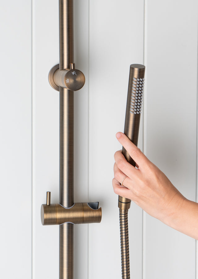 Combination Shower Antique Brass