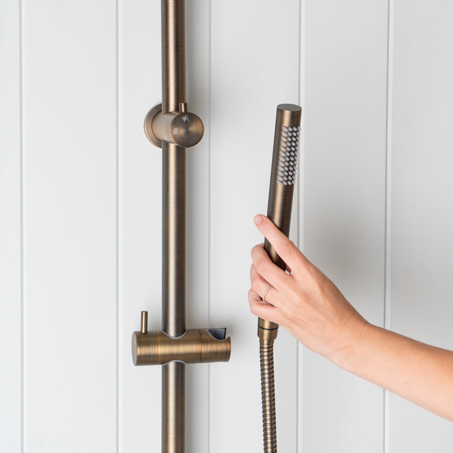 Combination Shower Antique Brass