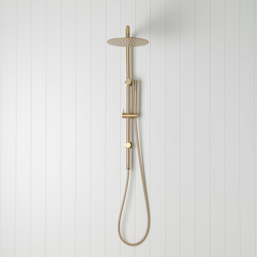 Combination Shower Brushed Brass