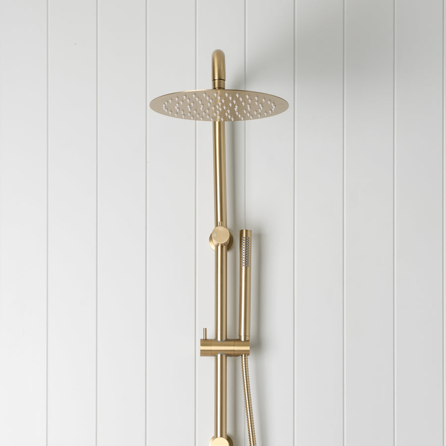 Combination Shower Brushed Brass