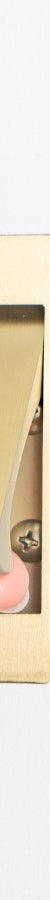 Concealed Hook Pull Handle Brushed Brass