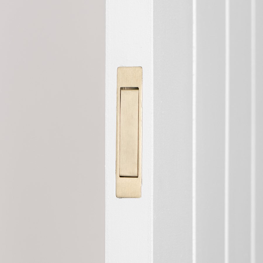 Concealed Hook Pull Handle Warm Brushed Nickel