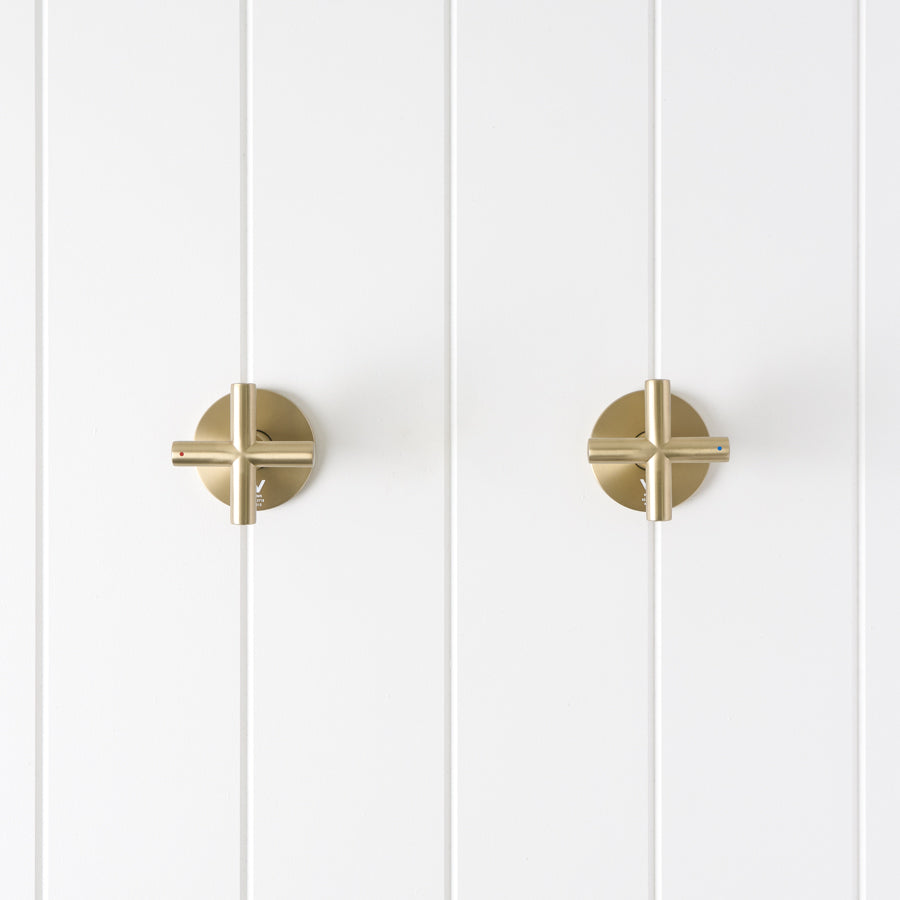 Cross Taps Warm Brushed Nickel