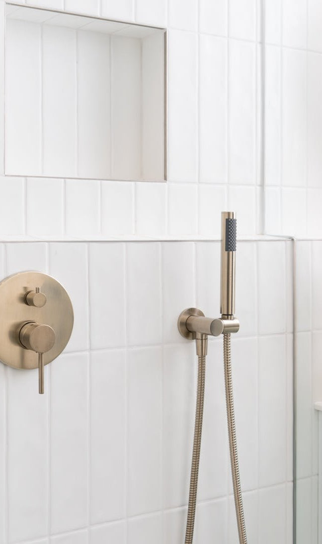 Shower Diverter and Mixer Warm Brushed Nickel