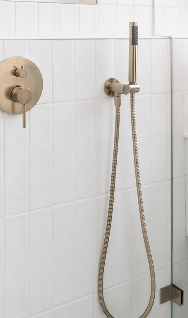 Shower hose + Sprayer Warm brushed Nickel