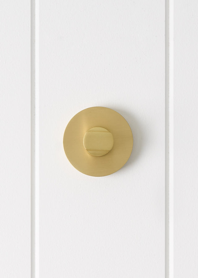 Door Lock Brushed Brass