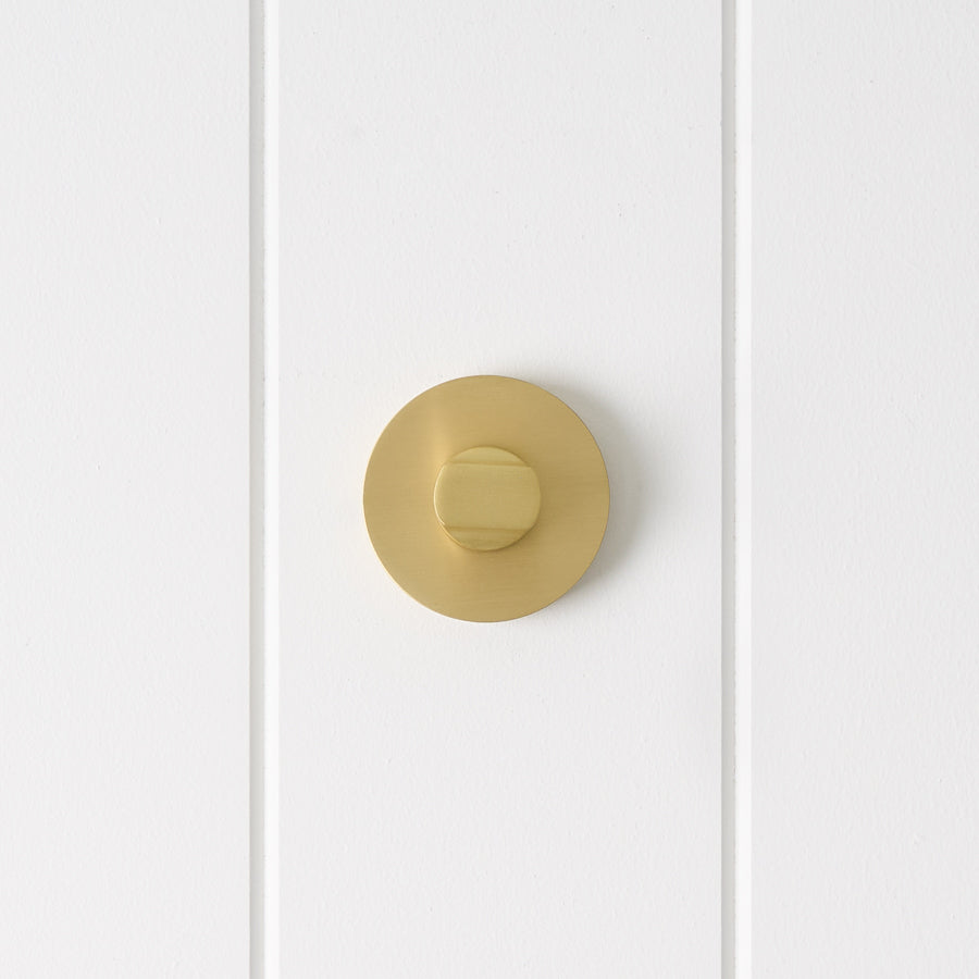 Door Lock Brushed Brass