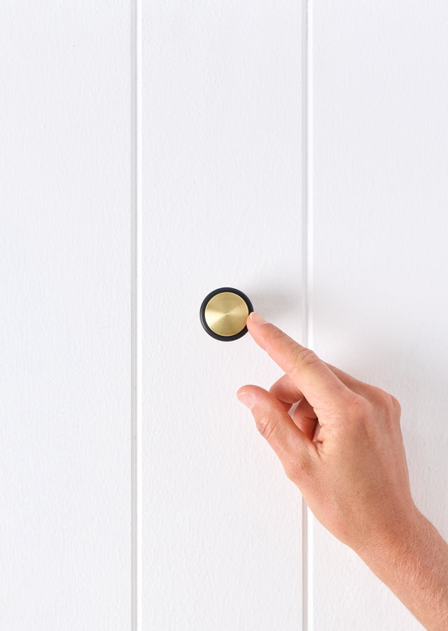 Door Stopper Brushed Brass