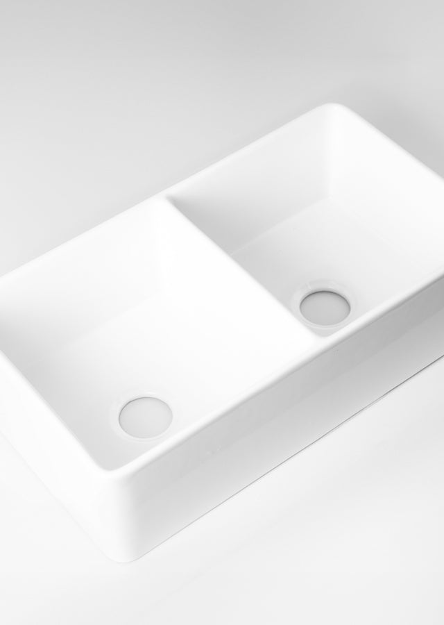 Double Farmhouse Fireclay Sink
