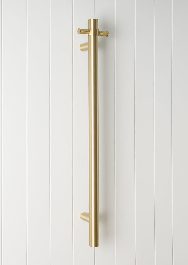 Heated Towel Rail Brushed Brass