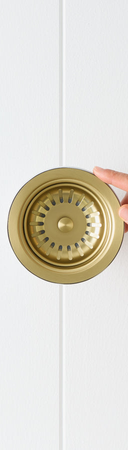 Kitchen Sink Basket Brushed Brass