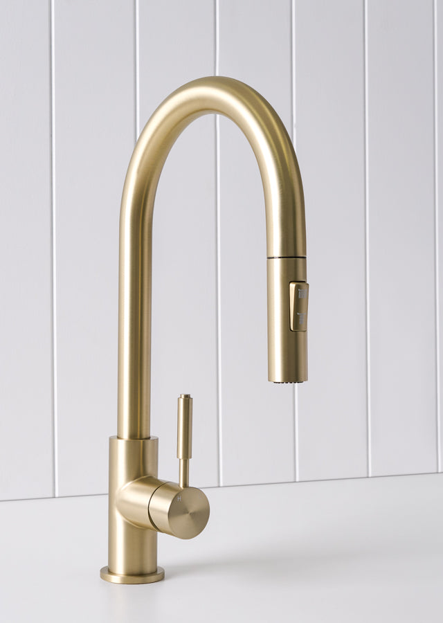 Melbourne Dual Function Kitchen Mixer Warm Brushed Nickel