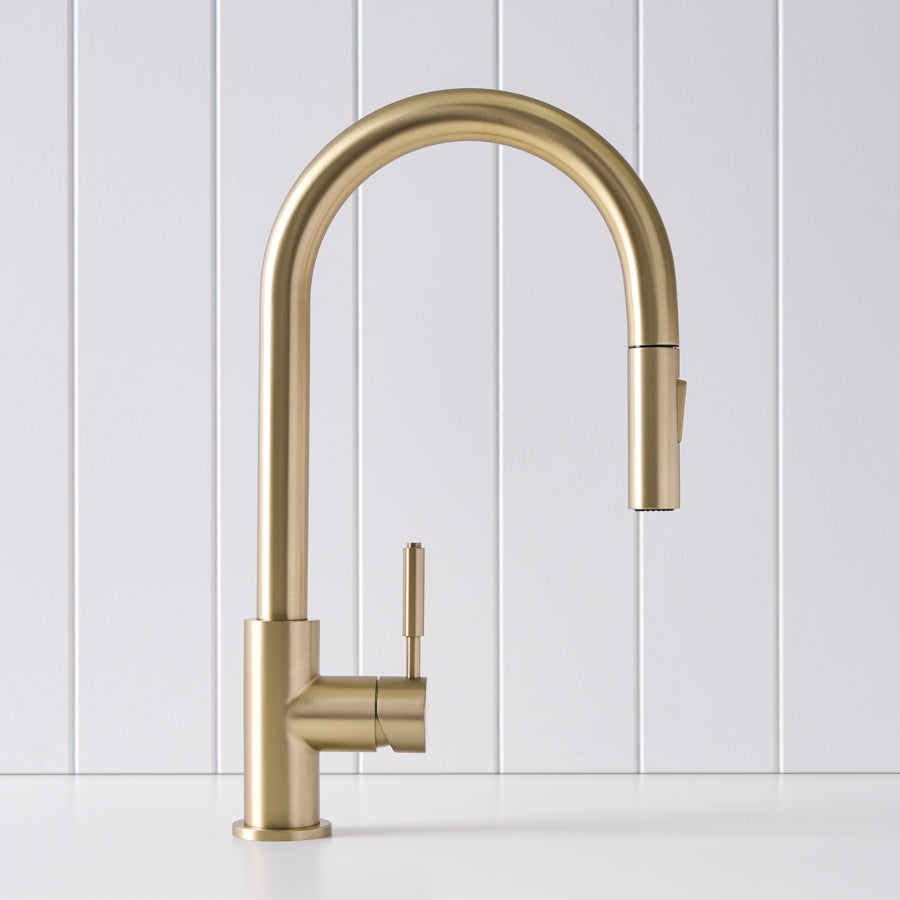 Melbourne Dual Function Kitchen Mixer Warm Brushed Nickel