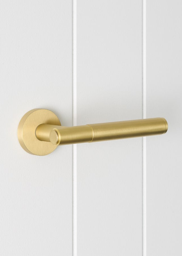 Melbourne Door Handle Brushed Brass