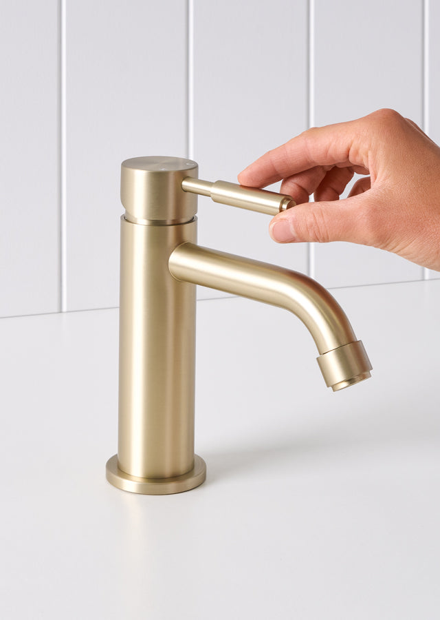 Melbourne Short Basin Mixer Warm Brushed Nickel